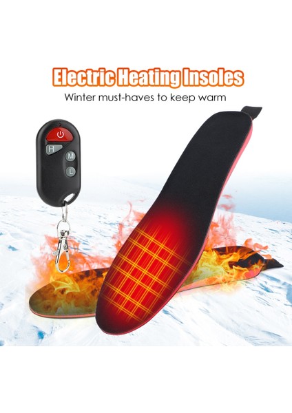 S 34-40 Elektrikli Isıtmalı Tabanlık 3 Vitesli Sıcaklık Ayarı Ayak Isıtıcı Uzaktan Kumanda Şarj ile Açık Hava Spor Şok Emme (Yurt Dışından) fırsatları