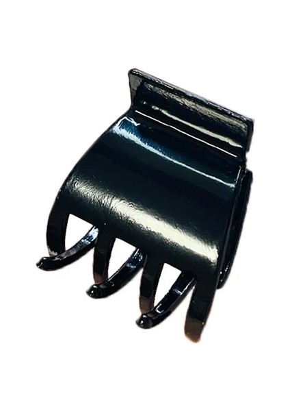 Siyah 2.5cm 1 Adet Küçük 2-5cm Siyah Saç Pençeleri Plastik Mat Yan Saç Klipleri Kızlar Küçük Firkete Saç Şekillendirici Hairgrips Yüksek At Kuyruğu Kadın Pençeleri (Yurt Dışından)