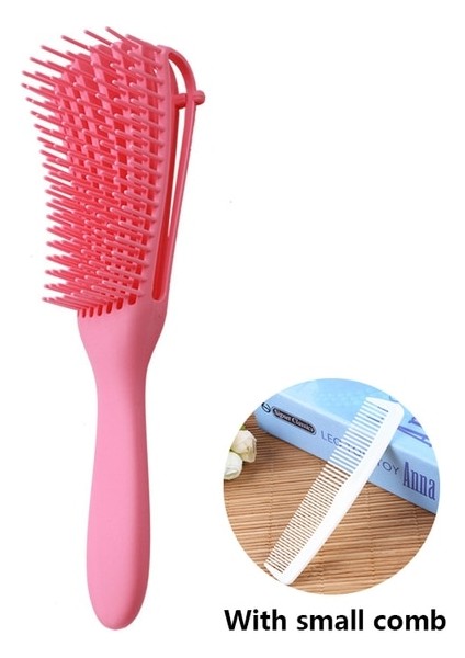 Pembe Küçük Tarak Saç Fırçası Dolaşık Açıcı Fırça Saç Derisi Masaj Saç Tarak Kıvırcık Saç Fırçası Dolaşık Açıcı Saç Fırçası Kadın Erkek Salon Için Dolaşık Açıcı Fırça (Yurt Dışından)