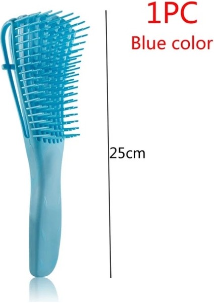 1 Adet Büyük Mavi Plastik Dolaşık Açıcı Saç Fırçası Saç Derisi Masaj Tarak Dolaşık Açıcı Islak Kıvırcık Tarak Kadın Sağlık Saç Fırçası Şekillendirici Araçları (Yurt Dışından) fiyatları