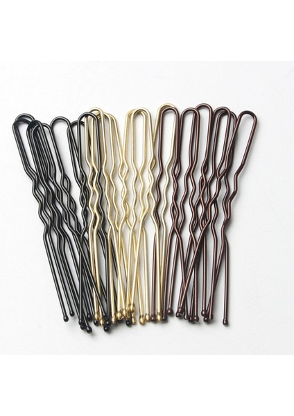 100 Adet 5cm Siyah 50 Adet/torba 6cm Kadın Saç Dalgalı U Şeklinde Bobby Pin Tokası Salon Kavrama Saç Klipleri Tokalar Siyah Metal Saç Aksesuarları Topuz (Yurt Dışından) indirimleri