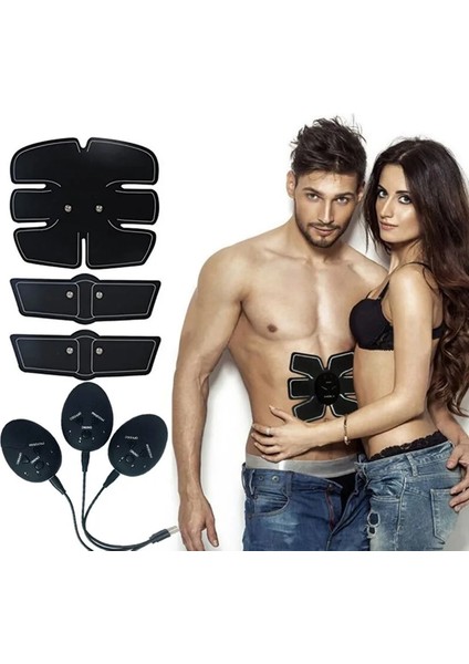 6 Kalça Ems Kas Stimülatörü Abs Toner USB Karın Sıkılaştırma Kalça Eğitmen Bacak Kol Göbek Egzersiz Masaj Basın Şekillendirme Egzersiz Ev Spor Salonu (Yurt Dışından) fırsatları
