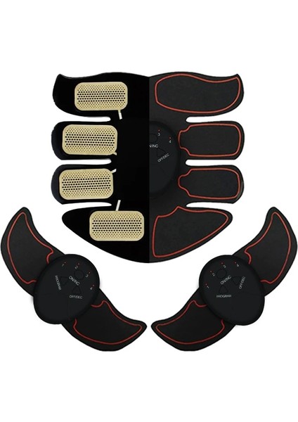 6 Kalça Ems Kas Stimülatörü Abs Toner USB Karın Sıkılaştırma Kalça Eğitmen Bacak Kol Göbek Egzersiz Masaj Basın Şekillendirme Egzersiz Ev Spor Salonu (Yurt Dışından) indirimleri