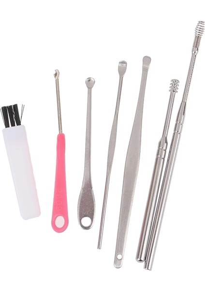 Tam Set 8 Adet Set Kulak Kiri Toplayıcılar Kulak Tıkacı Sökücü Küret Kulak Kiri Temizleyici Kaşık Kulak Bakımı Booger Temizleme Aracı (Yurt Dışından) fırsatları