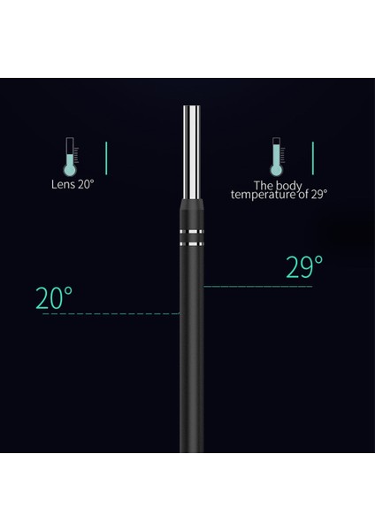 Tip 2 Siyah 5 mm Hd Görsel Kulak Endoskop 3 In 1 USB Otoskop Kulak Kiri Temizleme Muayene Kamera Araçları Android Telefon Pc Için (Yurt Dışından) fırsatları