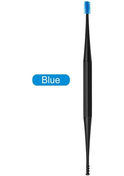 Mavi Kulak Temizleyici Yumuşak Silikon Kulak Temizleme Çubuğu Çift Uçlu Kulak Tıkacı Kulak Balmumu Kaşık Spiral Kulak Temizleme Aracı Spiral Tasarım Küret Sökücü (Yurt Dışından)