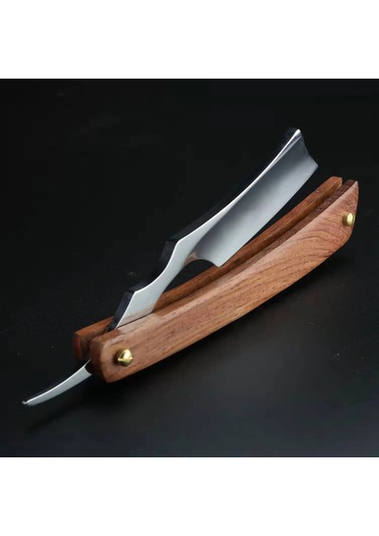 Kahverengi 1p Kesim Boğaz Düz Jilet Ahşap Profesyonel Berber Jileti Premium Kalite Tek Bıçaklı Düz Kenarlı Jilet Sakal Tıraş Bıçağı (Yurt Dışından) modelleri