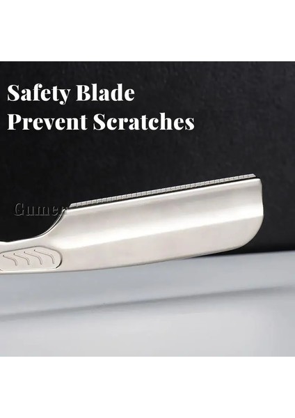 Mavi Saplı Jilet Yüksek Kaliteli Geleneksel Erkek Jilet Çinko Alaşım Manuel Tıraş Makinesi Sakal ve Yüz Epilatör Kuaför Tüy Bıçak (Yurt Dışından) fırsatları