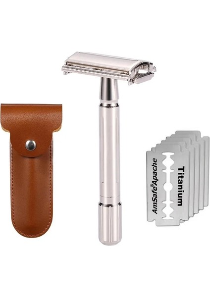 Y3 Yeni Klasik Erkek Tıraş Makinesi Paslanmaz Çelik Emniyetli Jilet Katlanır Tıraş Makinesi Profesyonel Berber Jilet ve Jilet Bıçakları (Yurt Dışından) fiyatları