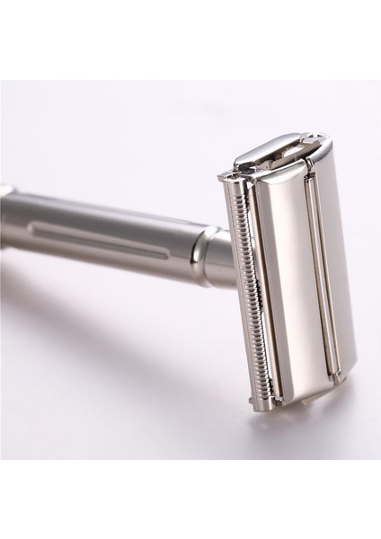 Y3 Yeni Klasik Erkek Tıraş Makinesi Paslanmaz Çelik Emniyetli Jilet Katlanır Tıraş Makinesi Profesyonel Berber Jilet ve Jilet Bıçakları (Yurt Dışından) fırsatları