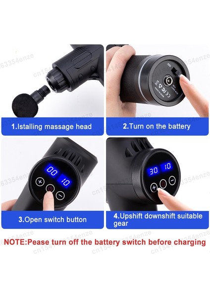 FG516-PEMBE Au 【sağlık Müdürü】 Masaj Tabancası Kas Rahatlama Vücut Gevşetme Elektrikli Masaj Cihazı Taşınabilir Çanta Terapi Tabancası Fitness Için (Yurt Dışından) indirimleri