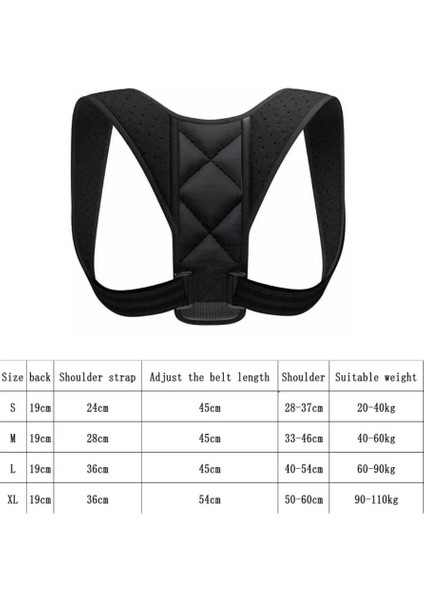 S Tıbbi Ayarlanabilir Duruş Düzeltici Korse Sırt Desteği Bel Kemeri Boyun Sedye Sedye Brace Bel Düzleştirici Sağlık (Yurt Dışından) fırsatları