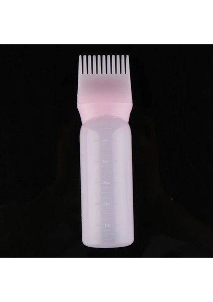 Aplikatör Fırçalı Pembe 120 ml Saç Boyası Şişesi Salon Saç Boyama Boyama Şişeleri (Yurt Dışından)