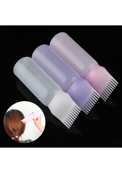 Aplikatör Fırçalı Pembe 120 ml Saç Boyası Şişesi Salon Saç Boyama Boyama Şişeleri (Yurt Dışından) indirimleri