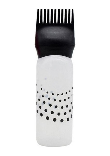 01 120ML 120/170ML Renkli Plastik Saç Boyası Doldurulabilir Şişe Aplikatör Tarak Dağıtım Salon Saç Boyama Kuaförlük Şekillendirici Aracı (Yurt Dışından)