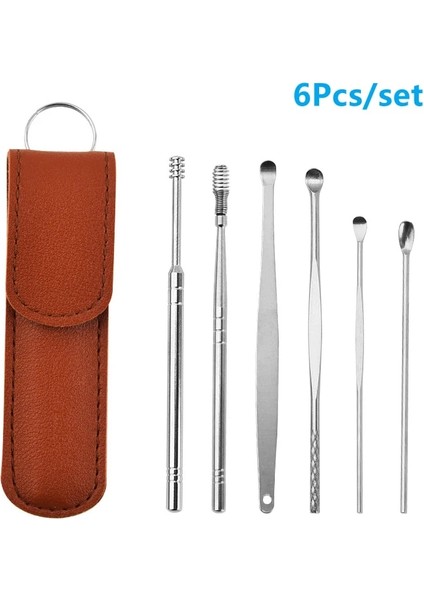 Mavi 6 Adet Kulak Temizleyici Balmumu Temizleme Araçları Kulak Tıkacı Çubukları Kulak Kiri Sökücü Kulak Temizleme Çubuğu Temizleme Kiti Kulak Temizleyici Kaşık Sağlık Earpick (Yurt Dışından) indirimleri