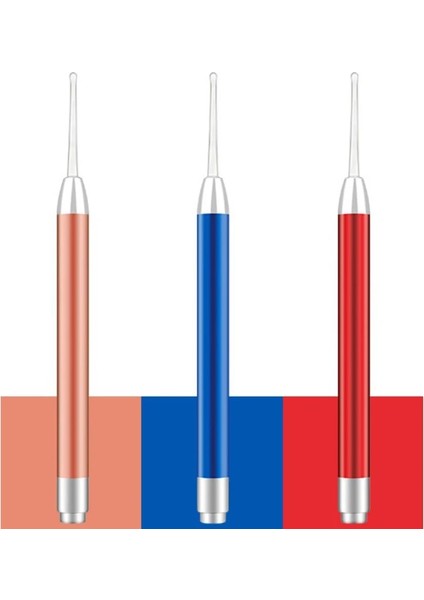 Mavi 1 Adet LED El Feneri Earpick Bebek Kulak Temizleyici Penlight Kaşık Temizleme Kulak Küreti (Yurt Dışından)