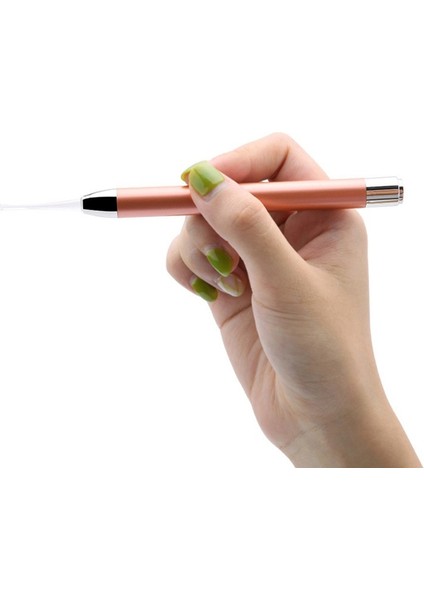 Mavi 1 Adet LED El Feneri Earpick Bebek Kulak Temizleyici Penlight Kaşık Temizleme Kulak Küreti (Yurt Dışından)