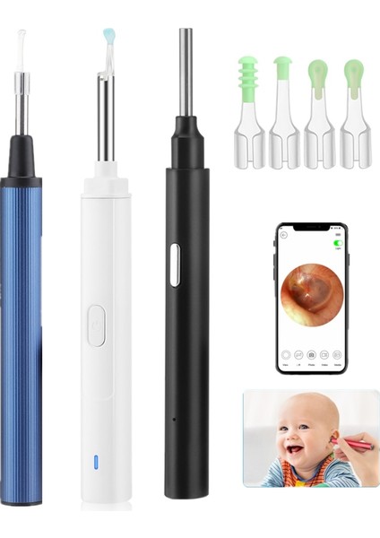 3.9mm Lens Çapı Kablosuz Wifi Kulak Temizleme Çubuğu Otoskop Kamera Borescope Aydınlık Kulak Kiri Temizleme Temizleme Diş Ağız Muayene Sağlık 3.0/5.0mp (Yurt Dışından) fiyatları