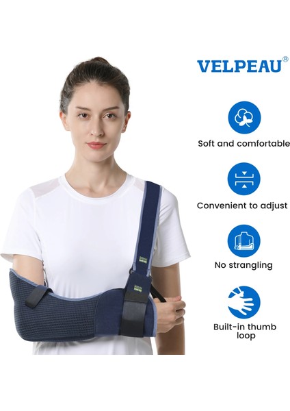 Her Iki Kol Için De Uygun Xl Velpeau Kol Eklemi Yaralanması ve Çıkık El Rotator Manşet Için Kol Askısı Sabitleyici Tıbbi Omuz Askısı Desteği Rahat (Yurt Dışından) fiyatları