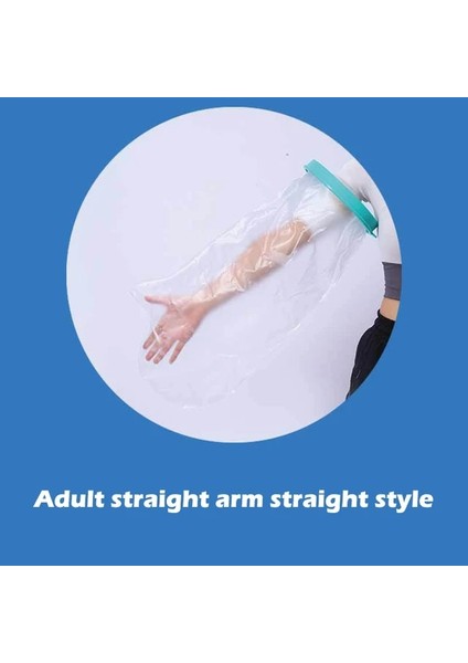 1 Adet Duş Kapağı Yetişkin Su Geçirmez Mühürlü Döküm Bandaj Koruyucu Yara Kırığı Bacak Ayak Kol Palm Banyo Koruyucu Halka Kol (Yurt Dışından)