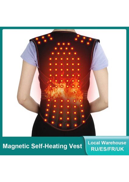 118PCS Mıknatıslar Xl Manyetik Sırt Desteği Mıknatıslar Isıtma Terapisi Yelek Bel Brace Duruş Düzeltici Omurga Geri Omuz Bel Duruş Düzeltme (Yurt Dışından) fırsatları