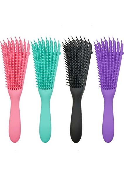 Mor 1 Adet Dolaşık Açıcı Saç Fırçası Saç Derisi Masaj Saç Combs Kıvırcık Saç Fırçası Dolaşık Açıcı Saç Fırçaları Kadın Erkek Berber Aksesuarları (Yurt Dışından)