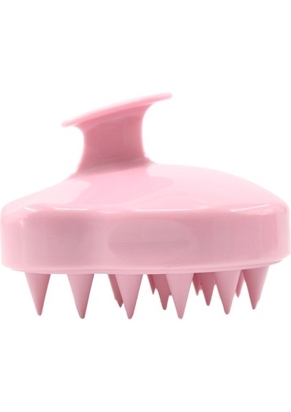 LMZ045-PINK Lohas Taşınabilir Saç Fırçası Silikon Şampuan Fırçalar Saç Masaj Tarak Kuru Yıkama Kafa Saç Derisi Masaj Fırçası Saç Büyümesi Için (Yurt Dışından)