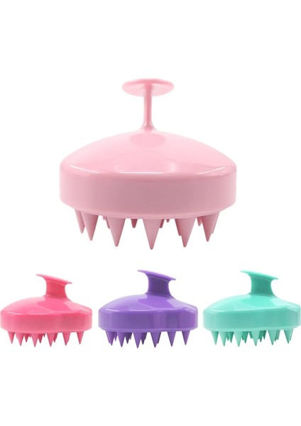 LMZ045-PINK Lohas Taşınabilir Saç Fırçası Silikon Şampuan Fırçalar Saç Masaj Tarak Kuru Yıkama Kafa Saç Derisi Masaj Fırçası Saç Büyümesi Için (Yurt Dışından) fiyatları