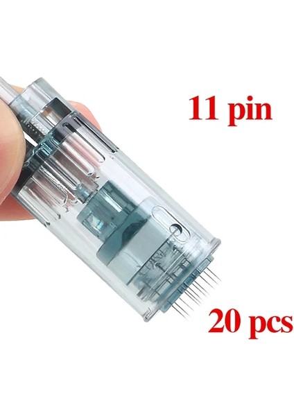 20 Adet 11PIN M8 Dr.pen M8 Dr. Kalem Için Iğne Kartuşları Micronneedle Mezoterapi Mikro Iğne Microneedling 11PIN 16PIN 36PIN 42PIN 5dpin (Yurt Dışından)