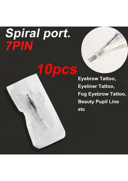 10 Adet 7pın Iğne Kablosuz Cilt Bakım Kalemi 7 Renkli Işık LED Foton Electri Güzellik Mikro Iğne Kitleri Akne Skarını Kaldırmak Için Bb Krem Glow Tedavisi (Yurt Dışından)