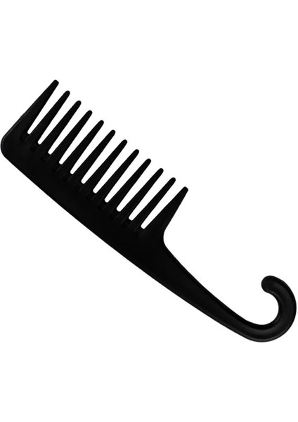 Siyah Kalın Geniş Diş Tarak Isıya Dayanıklı Kuaförlük Saç Fırçası Dayanıklı Plastik Anti Statik Dolaşık Açıcı Saç Tarağı Kıvırcık Islak Saç Için (Yurt Dışından)