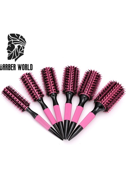 No.16 6 Boyutları Ahşap Yuvarlak Saç Tarak Profesyonel Naylon Kıl Alüminyum Tüp Kıvırma Kuaför Haddeleme Tarak Ev Tarzı Seti (Yurt Dışından) fiyatları