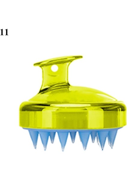 B11 Saç Derisi Masaj Sakal Fırçası Siyah Şampuan Fırça Seti Parmak Saç Tarak Saç Bakımı Seyahat Taşınabilir Plastik Cep Saç Araçları (Yurt Dışından)