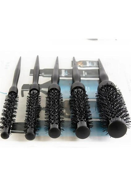 11 Taşınabilir Mini Siyah Kırmızı Yuvarlak Saç Tarak Kuaförlük Curling Saç Fırçaları Naylon Tarak Tüp Tarak Salon Şekillendirici Aracı 20 # (Yurt Dışından)