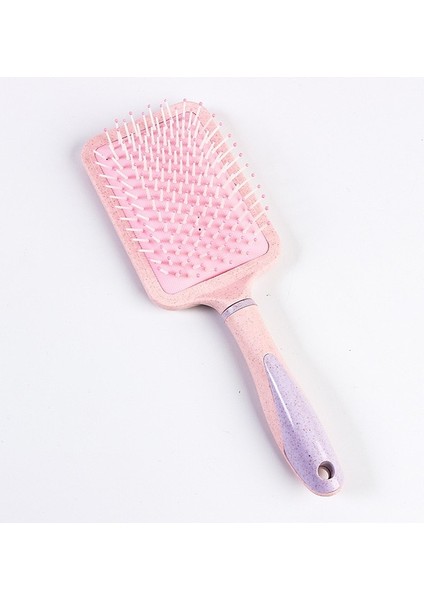 1886-PEMBE Masaj Tarak Hava Yastığı Kuaförlük Tarak Plastik Büyük Diş Şekillendirici Tarak Düz Kıvırcık Islak Saç Dıy Kuaförlük Aracı (Yurt Dışından)