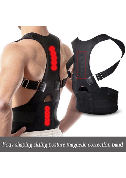 Bej S 50-55CM Duruş Düzeltici Manyetik Terapi Klavikula Geri Düzleştirici Omuz Desteği Brace Bel Kemeri Düzeltme Ayarlanabilir Erkek Kadın (Yurt Dışından) fiyatları