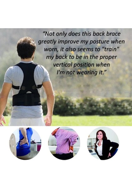 Bej S 50-55CM Duruş Düzeltici Manyetik Terapi Klavikula Geri Düzleştirici Omuz Desteği Brace Bel Kemeri Düzeltme Ayarlanabilir Erkek Kadın (Yurt Dışından) fırsatları