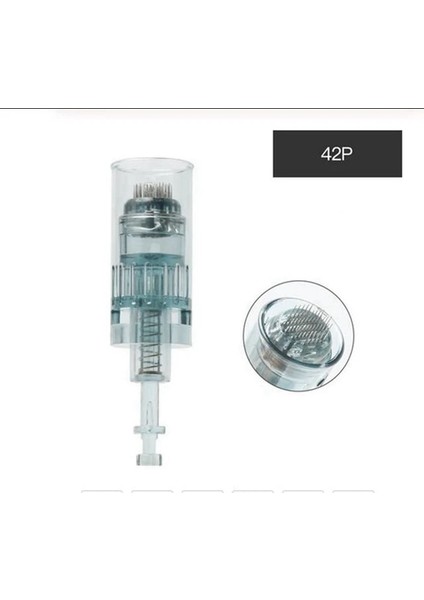 10 Adet 42 Pins 10 Adet Dr Kalem M8 Iğne Kartuş Ucu Derma Kalem 11/16/24/36/42/nano Mikro Iğneleme Kalem Dövmeler Iğneler Yedek Cilt Iğneleme (Yurt Dışından)
