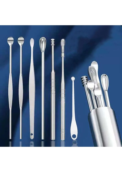 Es2-T-6 Adet 6/7 Adet Paslanmaz Çelik Set Kulak Kiri Toplayıcı Kulak Temizleyici Balmumu Kaldırma Kulak Delme Kiti Kulak Seçici Sağlık Kulakları Kulak Bakımı (Yurt Dışından) fiyatları