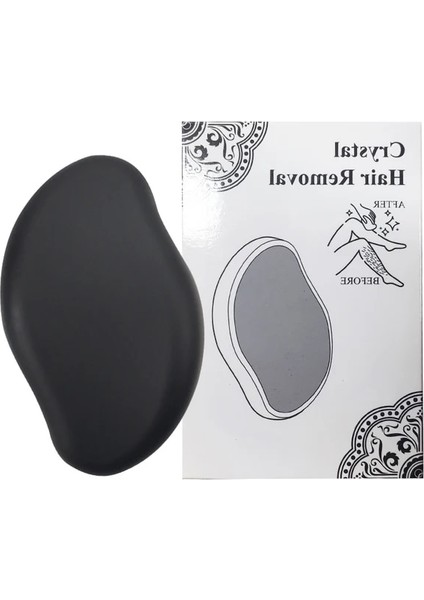 Siyah Yeniden Kullanılabilir Kristal Saç Silgi Fiziksel Epilasyon Aracı Ağrısız Güvenli Epilatör Kol Bacak Vücut Saç Çıkarıcı Epilasyon Cam Tıraş Makinesi (Yurt Dışından)