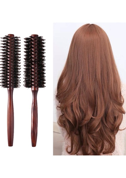 12MM 3 Boyutları Anti Statik Ahşap Domuzu Kıl Saç Yuvarlak Fırça Kuaför Şekillendirici Araçları Saç Kıvırcık Tarak Saç Fırçası Için Alay Fırçası (Yurt Dışından) indirimleri