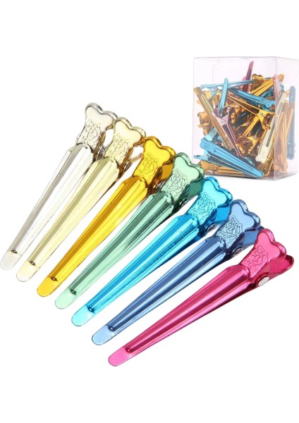 50 Adet 50 Adet Saç Tokası Kuaförlük Kelepçeleri Pençeleri Bölüm Klipler Berber Saç Şekillendirici Araçları Dıy Renkli Metal Tokalar Şapkalar Malzemeleri (Yurt Dışından) fiyatları