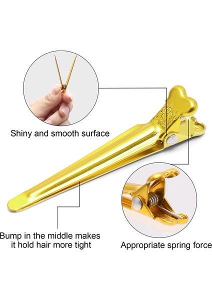 50 Adet 50 Adet Saç Tokası Kuaförlük Kelepçeleri Pençeleri Bölüm Klipler Berber Saç Şekillendirici Araçları Dıy Renkli Metal Tokalar Şapkalar Malzemeleri (Yurt Dışından) fırsatları