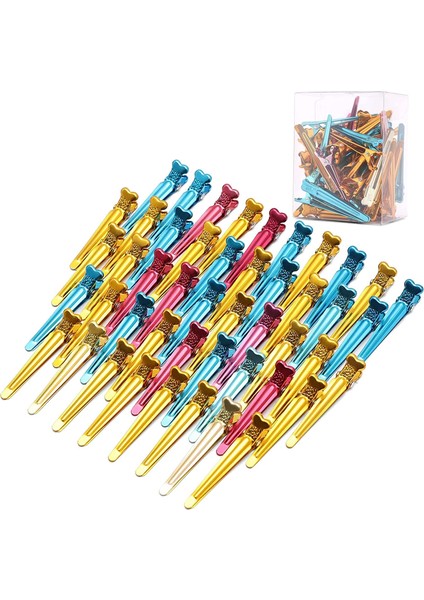 50 Adet 50 Adet Saç Tokası Kuaförlük Kelepçeleri Pençeleri Bölüm Klipler Berber Saç Şekillendirici Araçları Dıy Renkli Metal Tokalar Şapkalar Malzemeleri (Yurt Dışından) indirimleri