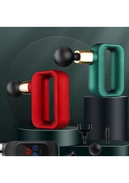 Siyah (Kutulu) C Tipi Şarj Mini Masaj Tabancası Fasya Tabancası Vurmalı Kas Masaj Tabancası Kas Derin Gevşeme El Terapötik Perküsyon Vücut Masajı (Yurt Dışından) modelleri