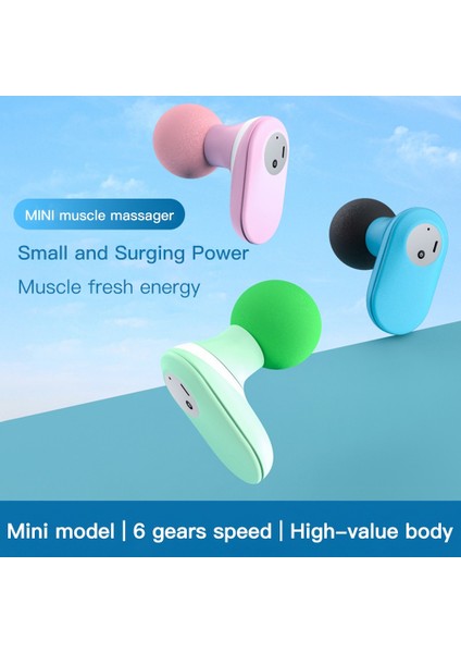 Gökyüzü Mavi Profesyonel Elektrikli Fasya Tabancası Yüksek Frekanslı Kas Masaj Tabancası Kızlar Için Ev Kullanımı Küçük Kas Masajı Kas Rahatlatıcı (Yurt Dışından) modelleri