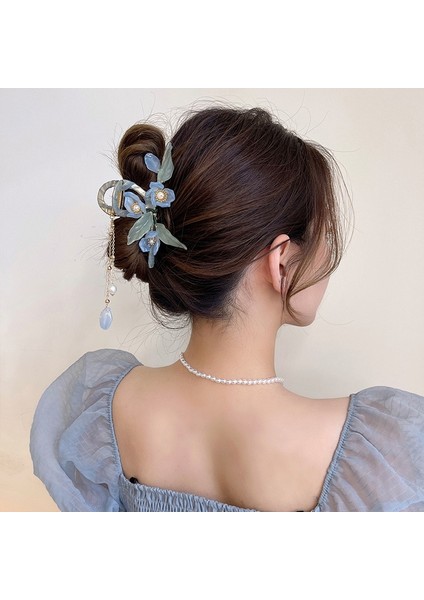 Mor Moda Hollow Out Saç Pençe Zarif Çiçek Püskül Metal Firkete Süper Peri Arka Kafa At Kuyruğu Köpekbalığı Klip Kadın Saç Aksesuarı (Yurt Dışından) fırsatları