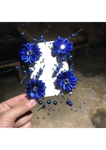 4 Adet Gül Kırmızı 4 Adet Gelin Kristal Inci Çiçek Saç Tokası Saç Takı Düğün Saç Aksesuarları Çocuklar Parti Kızlar Gypsophila Çiçek Firkete (Yurt Dışından)