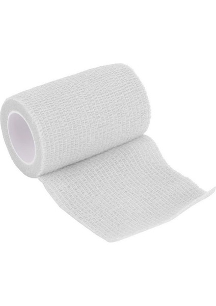 Beyaz 7.5 cm x 4.8 M 1 Rulo 2.5/5/7.5/10 cm * 4.8 M Dokunmamış Elastik Kendinden Yapışkanlı Bandaj Yapışkanlı Bandaj Spor Sabitleme Parmak Bilek Bacak (Yurt Dışından)